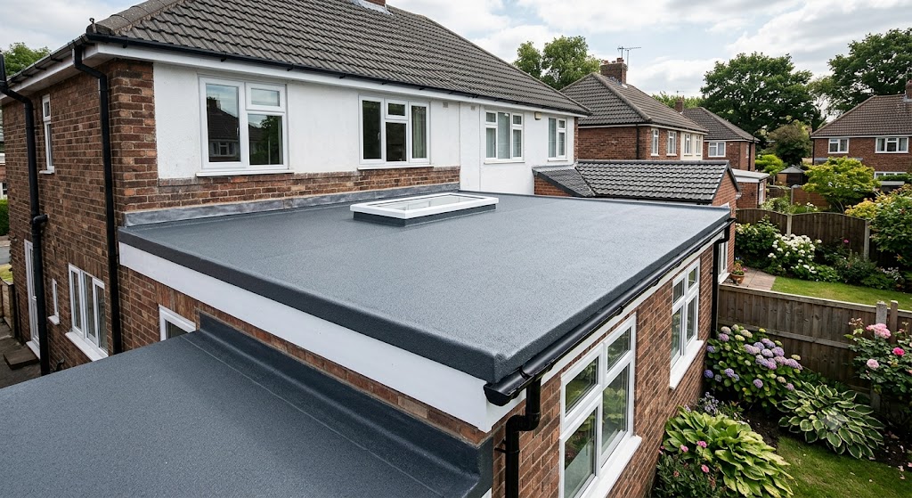 GRP Fibreglass Roof in Stockport, SK3 by JM Roofing 247
